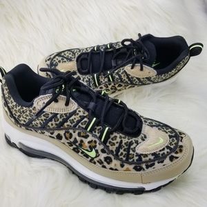 NEW NIKE AIR MAX 98 PRM Leopard Sneakers Shoes 6
